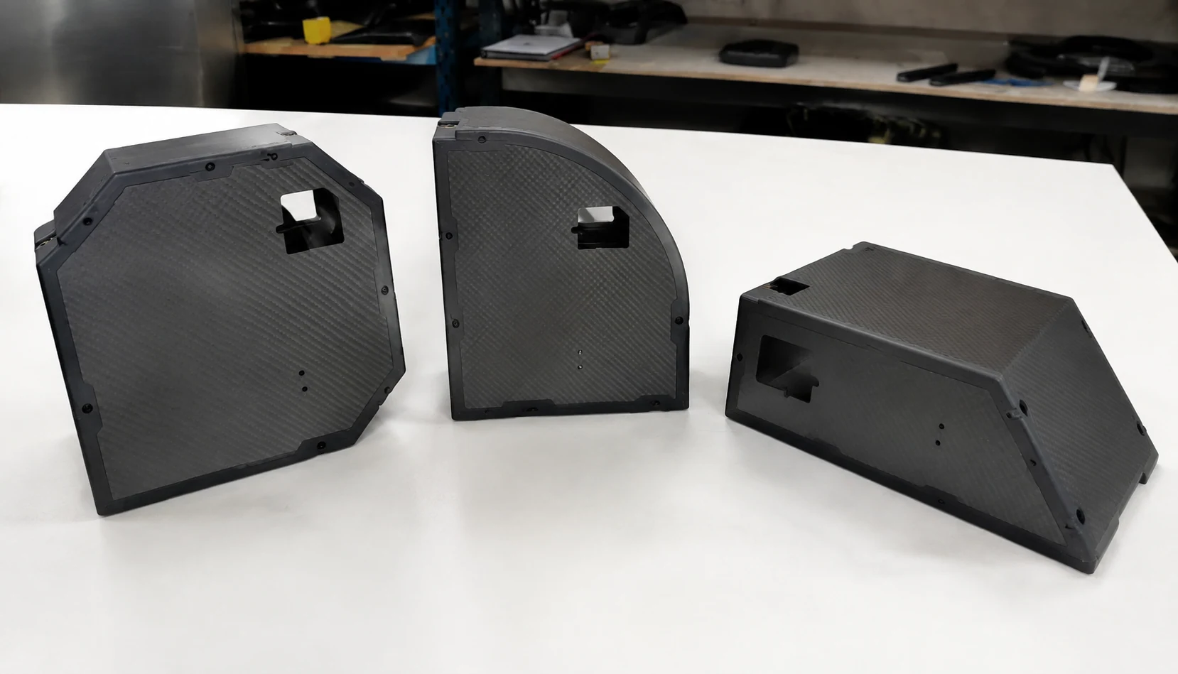 Carbon fiber electronics enclosures and mobility components