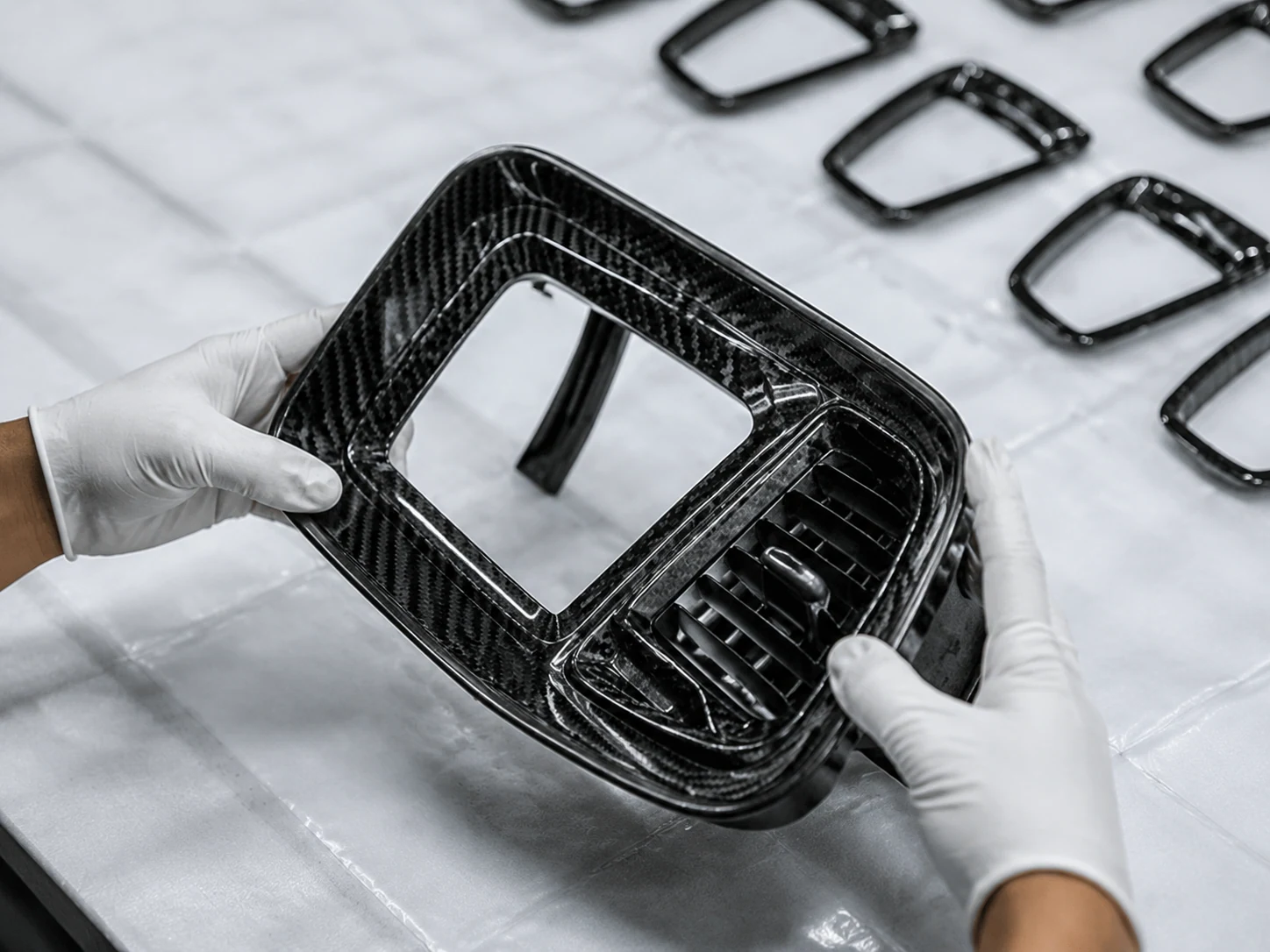 Matching carbon fiber samples produced in a limited validation batch