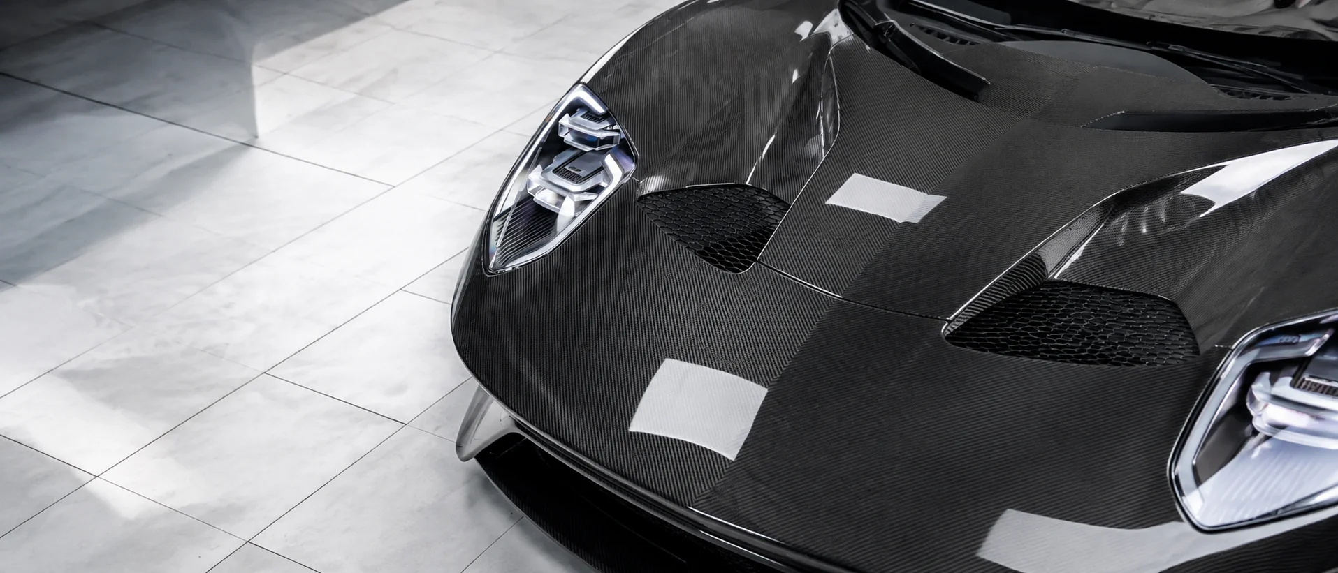 Finished carbon fiber component ready for project review