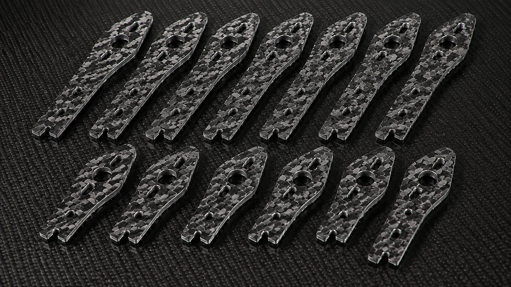 Matching released carbon fiber parts prepared as a repeat-production baseline