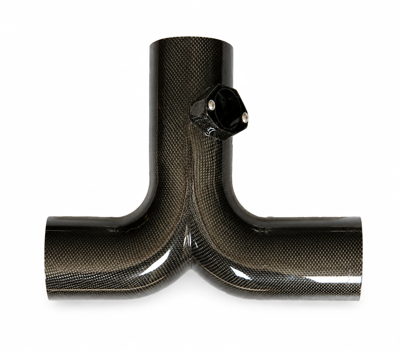 Structural carbon fiber robotic end-effector assembly