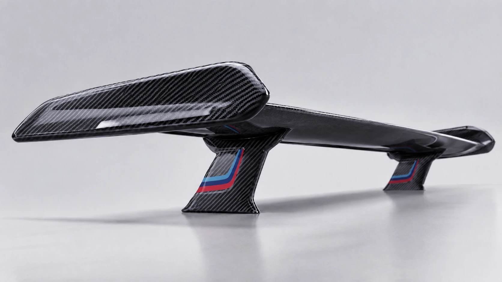Carbon fiber spoiler assessed for geometry reconstruction