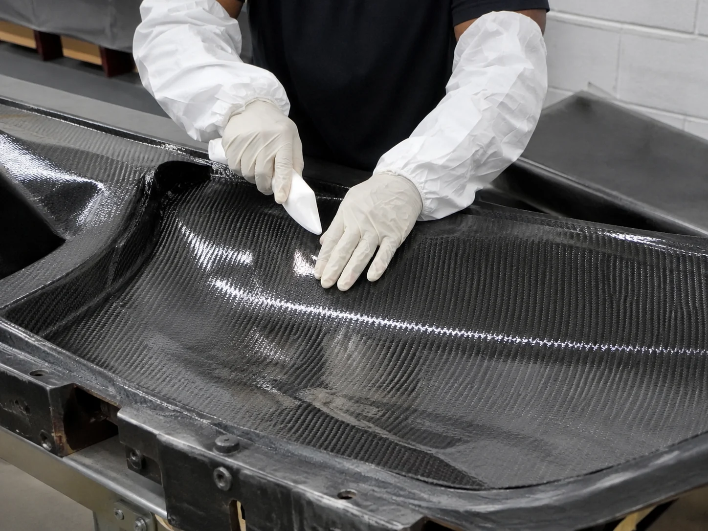 Carbon fiber reinforcement shown in its supplied material form