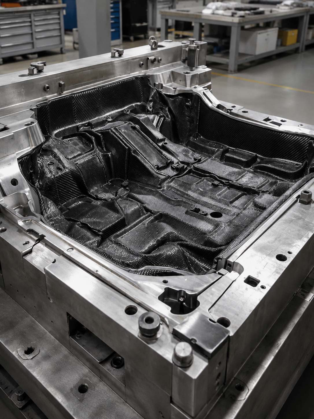 Carbon fiber tooling establishes the first locating reference