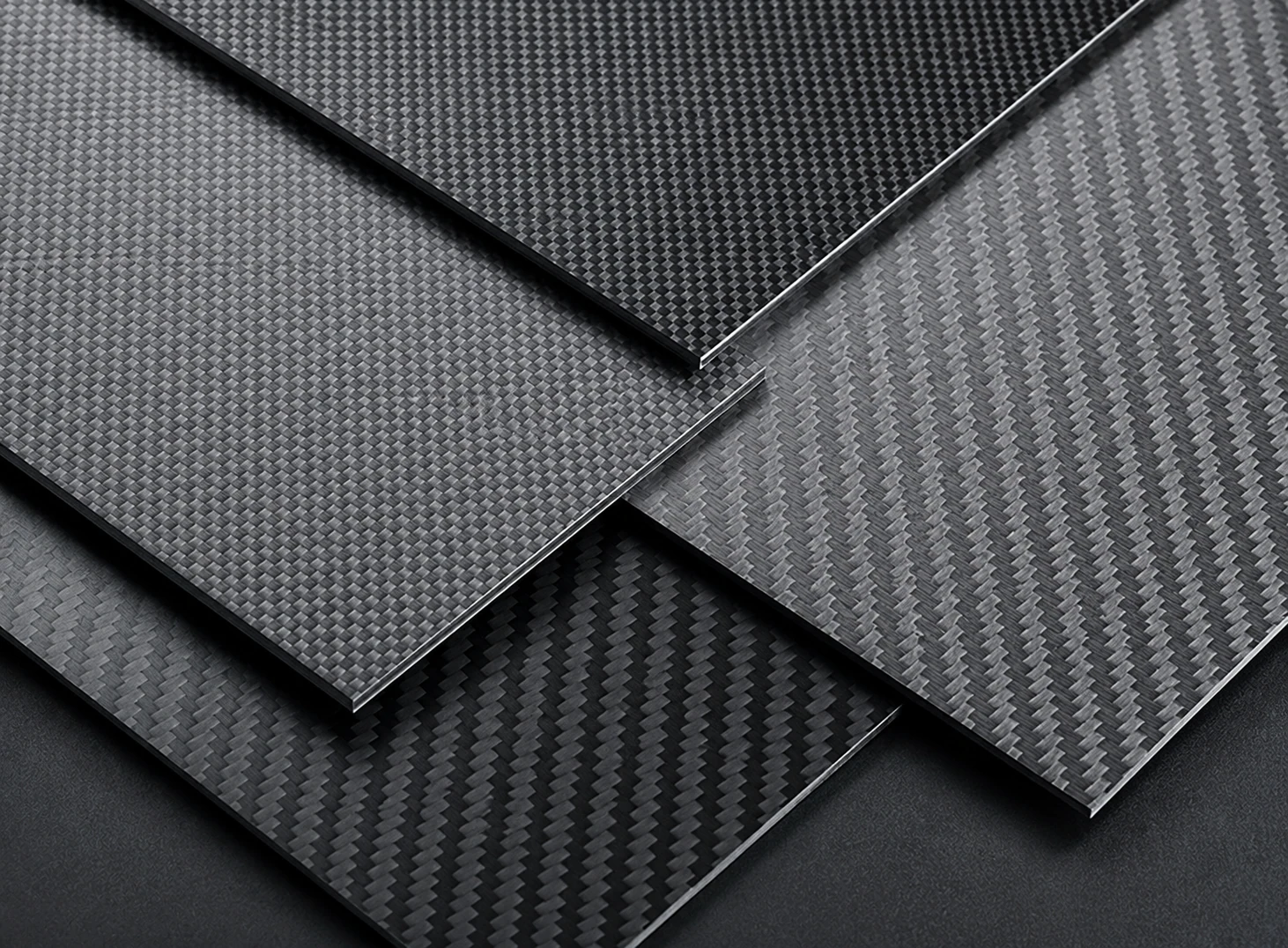Carbon fiber weave and formed laminate detail before sample validation