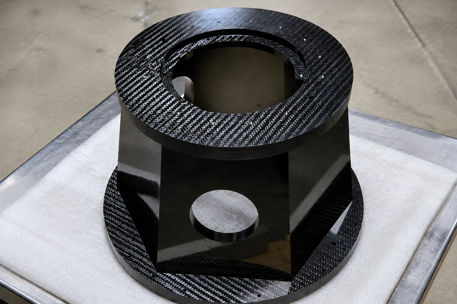 Deep carbon fiber housing and tooling project record