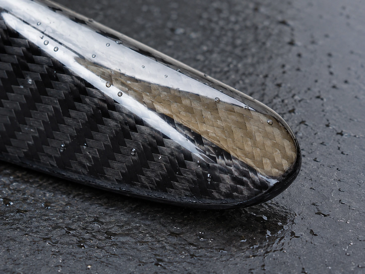 Carbon fiber laminate and core architecture for a custom component
