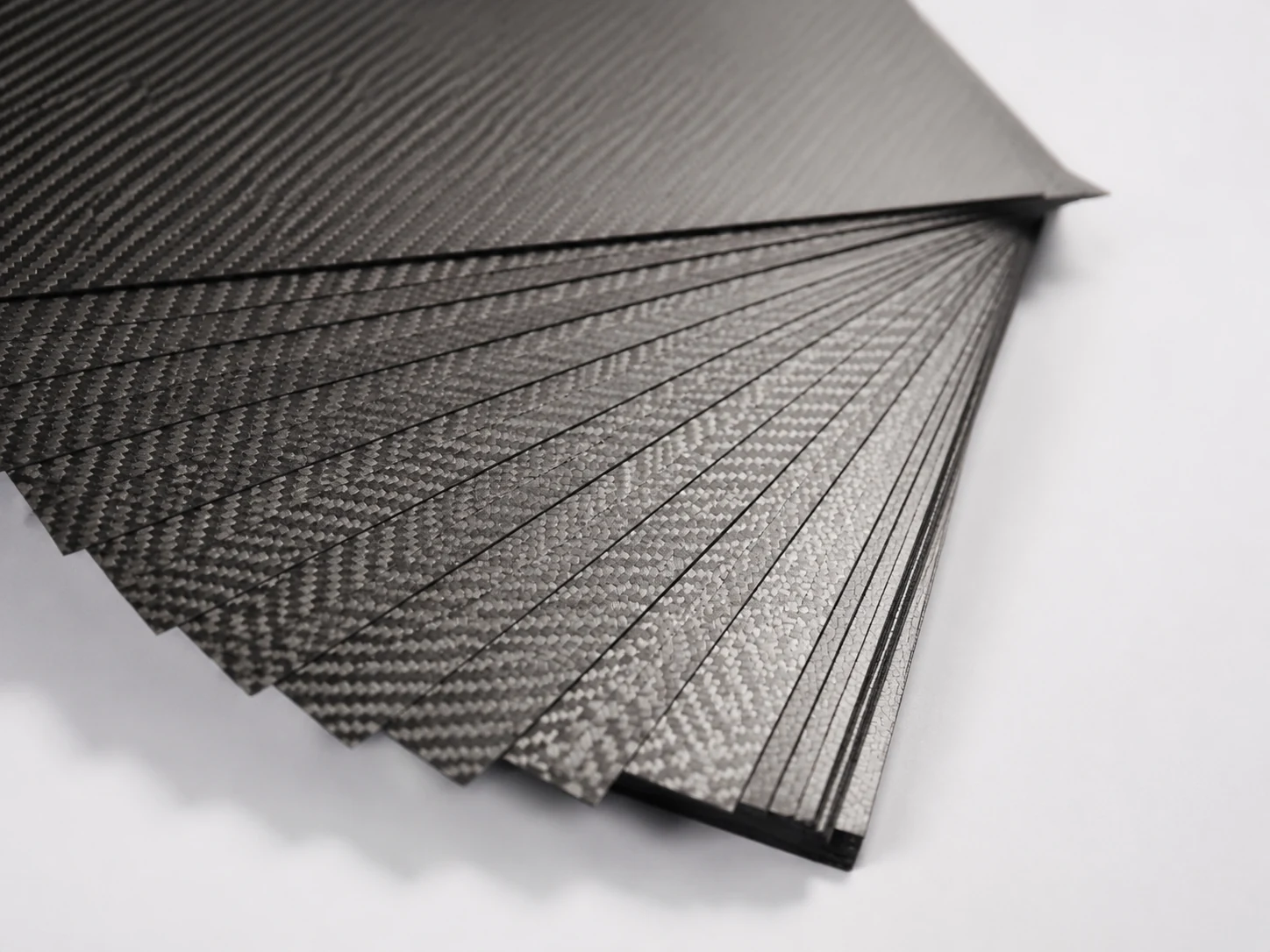 Carbon fiber sheet blanks in several sizes
